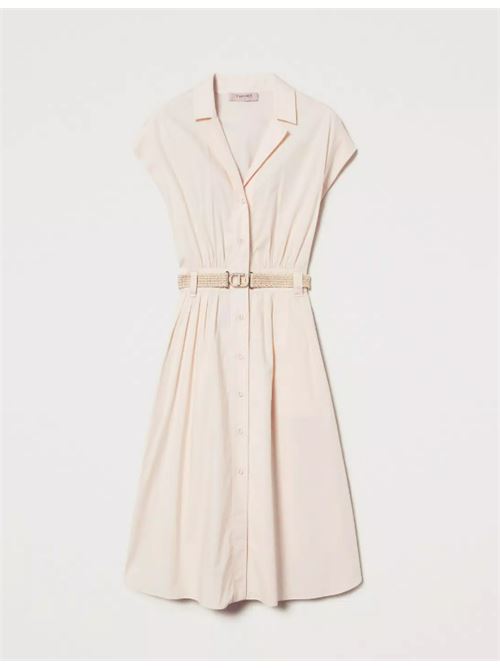 DRESS WITH BELT TWIN SET | 251TT210212370 PRETTY PINK